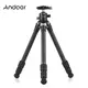 Andoer 360 便攜式攝影三腳架° 可旋轉球頭 70cm/27.5in Max. 用於數碼單反相機攝像機智能手機的