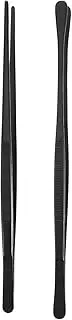 2Pcs Stainless Steel Kitchen Tongs Set Precision Tweezers for Grilling Serving and Food Plating for Korean BBQ and Catering Supplies