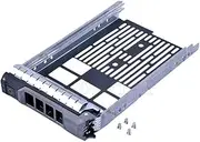 DBTLAP Aftermarket 3.5" SAS SATA Tray Caddy Compatible for Dell G302D X968D T410 F238F Hard Drive Caddy