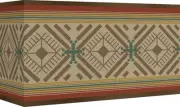 Print Lamp Shade Desert Diamonds Large 8/17x8/17x10 Spider with Harp and Finial