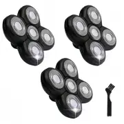 3pcs Blade Refills for Freebird Head Shaver Replacement Heads for Bald Men