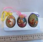 Vintage Egg Time Decorative Easter Eggs Hanging Kmart NIP Bunnies Chicks