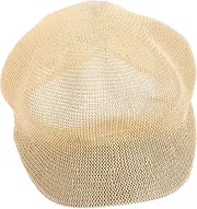 [Ipetboom] 1Pc Women Octagonal Sun Hat Breathable Summer Straw Visor Cap for Outdoor Activities All Match Sun Protection Khaki