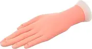 DEARMAMY Nail Art Practice Hand Model Manicure Training Hand Realistic Manicure Prosthetic Easy to Use