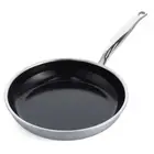 GreenPan Premiere Stainless Steel Open Frying Pan 24cm Home Kitchen Cooking