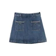 [Self-portrait] Self-portrait Denim Mini Skirt 8 UK BLUE