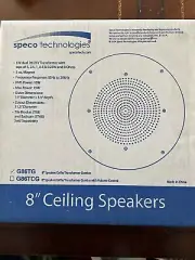 speco technologies 8 inch ceiling speaker