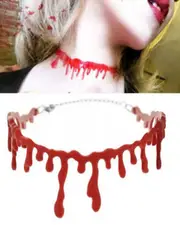 Vampire Bite Choker Necklace