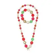 Brilliant and Bright Bow Pendant Necklace with Bracelet Set