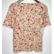 Chico’s Touch Of Cool Printed Ballet Neck Tee