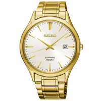 在飛比找momo購物網優惠-【SEIKO 精工】CS-A 簡約時尚紳士腕錶/ 金 40m