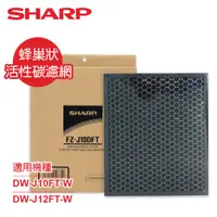 在飛比找e-Payless百利市購物中心優惠-【SHARP夏普】DW-J10/12FT-W專用蜂巢狀活性碳