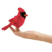 Folkmanis Mini Cardinal Finger Puppet