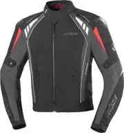 Büse B.Racing Pro Motorcycle Textile Jacket, black-red, Size 3XL for Men Black Red
