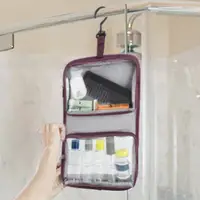 在飛比找HOTAI購優惠-【TRAVELON】掛式盥洗包+分裝瓶罐6件組(紫) | 化