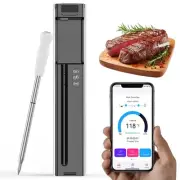 Digital Wireless Bluetooth Meat Thermometer, Smart Meat Probe for BBQ, Oven, ...