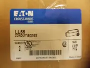 NEW Eaton Crouse-Hinds LL55 Conduit Outlet Body 1-1/2" Qty. 2 in box