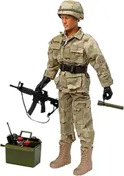 Peterkin 74710 World Peacekeepers EOD Technician Action Figure & Accessories Figure, Camouflage