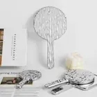 Handheld Makeup Mirror Round Vanity Mirror With Handle Hand Mirror Cosmeti SFW