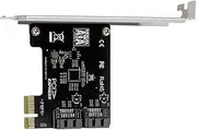 Interface Card | Controller Expansion Card with 2 Ports | High-Speed Data Transfer Adapter | Plug and Play Chassis Card for Cooling and Performance Boost in PC Workstations and Systems