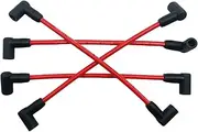 4Pcs 12" Spark Plug Ignition Coil Wires Compatible with OMC Johnson Evinrude V4-V6 10-235 HP Outboard Motors Interchangeable with 582365,Replace for 18-8818