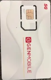 GenMobile 4G/5G SIM-Includes FREE month of $40 plan! No Contract! 16GB DATA