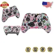 Custom Wireless Gaming Controller Sugar Skulls Design for PC & Xbox Series X/S