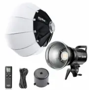 Godox SL-60W 5600K Studio LED Video Light Bowens Mount + 65cm Lantern Softbox