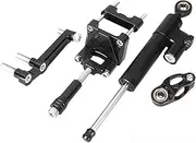 WILRAY Motorcycle Adjustable Steering Stabilize Damper Mounting Bracket Kit for K&awasaki EX300 2013 2014 2015 2016
