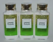 LOT OF 3 BATH & BODY WORKS CHERRY LIMEADE LOTION CREAM SHEA BUTTER VITAMIN E 8OZ