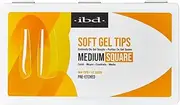 [IBD] Clear Soft Gel Tips in Medium Square