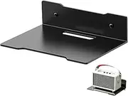 Small Wall Shelf For Camera - Metal Display Shelf - Metal Floating Wall Mounted Shelf Bracket - Router Rack AV Shelf For Cable Boxes, DVD Players, Game Consoles, And TV Box Under TV Setup
