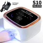 Professional Rechargeable Nail UV LED Lamp Dryer HD Display Smart Wireless Nail