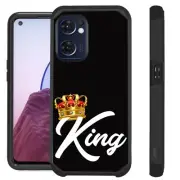 FUSION For OnePlus Nord N300 5G Case Hybrid Phone Cover KING CROWN
