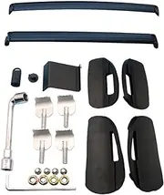 Roof Rack Cross Bars with Antitheft Locks Compatible for Tesla Model Y Model 3 2023 Aluminum Cargo Carriers Rooftop Crossbar Holder(Plastics Lock)