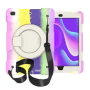 Nevenka iPad Case For iPad 9.7/Air 2 with 360 Swivel Stand-Colorful Purple
