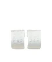 numbers-motif earrings One size White