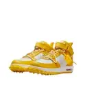 Men's Nike x Off-White Air Force 1 Mid SP Leather Sneakers DR0500-101 New