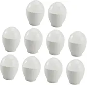 PEPLAYTAL 10pcs Steamed Egg Cup Microwave Safe Egg Cookers Non Stick Design Convenient Breakfast Preparation for Home Use