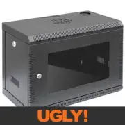6U 6RU Server Network Data Rack LAN Cabinet 19" 19 Inch Wall Mount 300mm Deep
