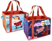 Trader Joe's NEW STAND-UP COLLAPSIBLE REUSABLE GROCERY SHOPPING TOTE GIFT BAG