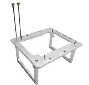 Open Air ITX PC Frame HTPC Water Cooling Test Bench Aluminum Case Bare Overcl...
