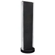 Azar Displays Two-Sided Pegboard Floor Display w/ C-Channel Sides on...