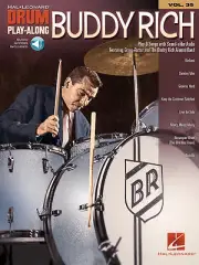 Buddy Rich Drum Play-Along Sheet Music Book and Audio NEW 000124640