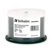 Verbatim BD-R 25GB 16X DataLifePlus White Thermal Printable, Hub Printable - 50p