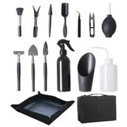 13 Piece Gardening Set Includes Storage Bag 50cm Soil Pad Micro Landscape Tools for Succulent & Flower Planting