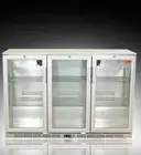 3 DOOR UNDERBAR BENCH BEER BAR DISPLAY FRIDGE LIGHT LOCKS 1350WX900HX520D MM