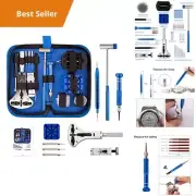 210Pcs Watch Repair Tool Kit Set with Spring Bar Tool, Watch Strap Remover, Scre