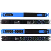 Advanced 4 Channel 6400 Watts D-Class Digital Power Amplifier 1U Stage Home AMP