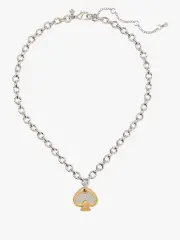 Statement Spade Charm Necklace